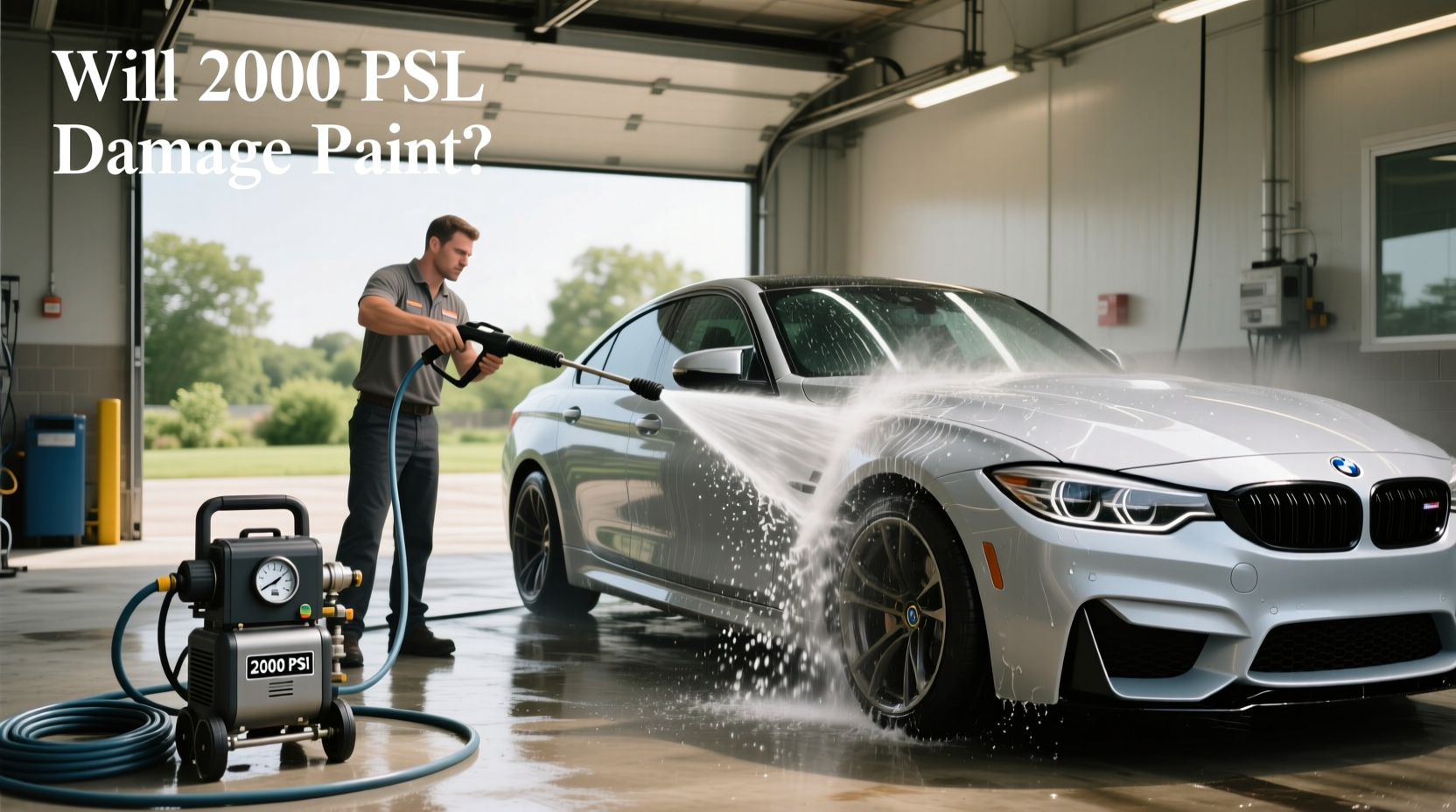 How to choose pressure power car washer,Will 2000 PSI damage car paint?