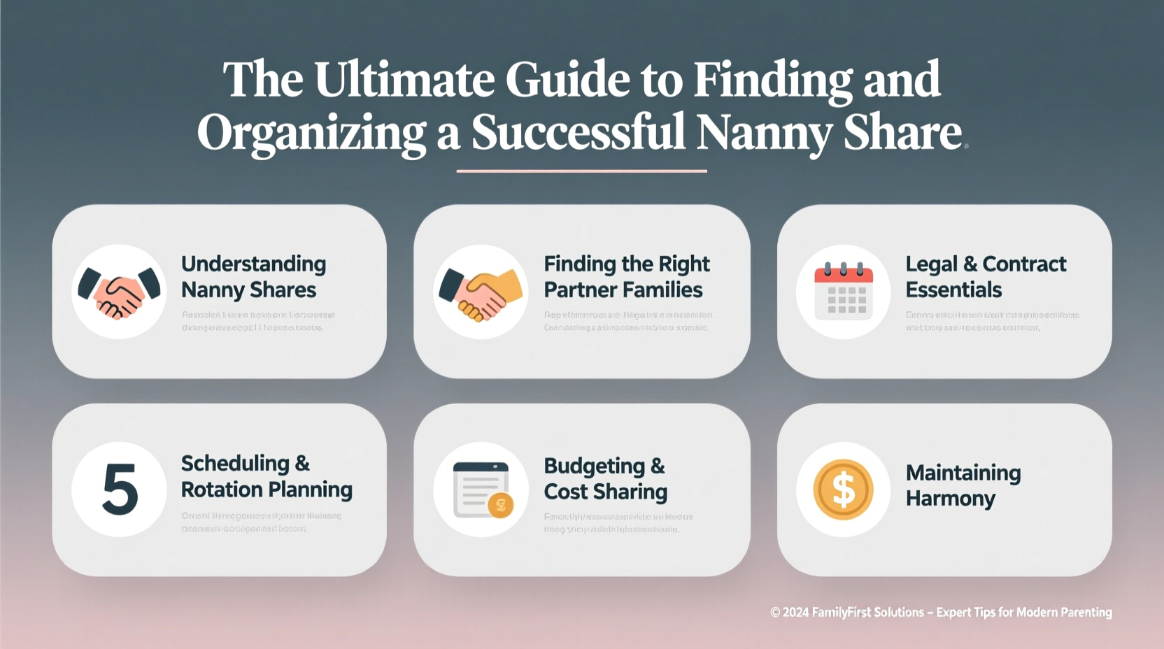 the ultimate guide to finding and organizing a successful nanny share