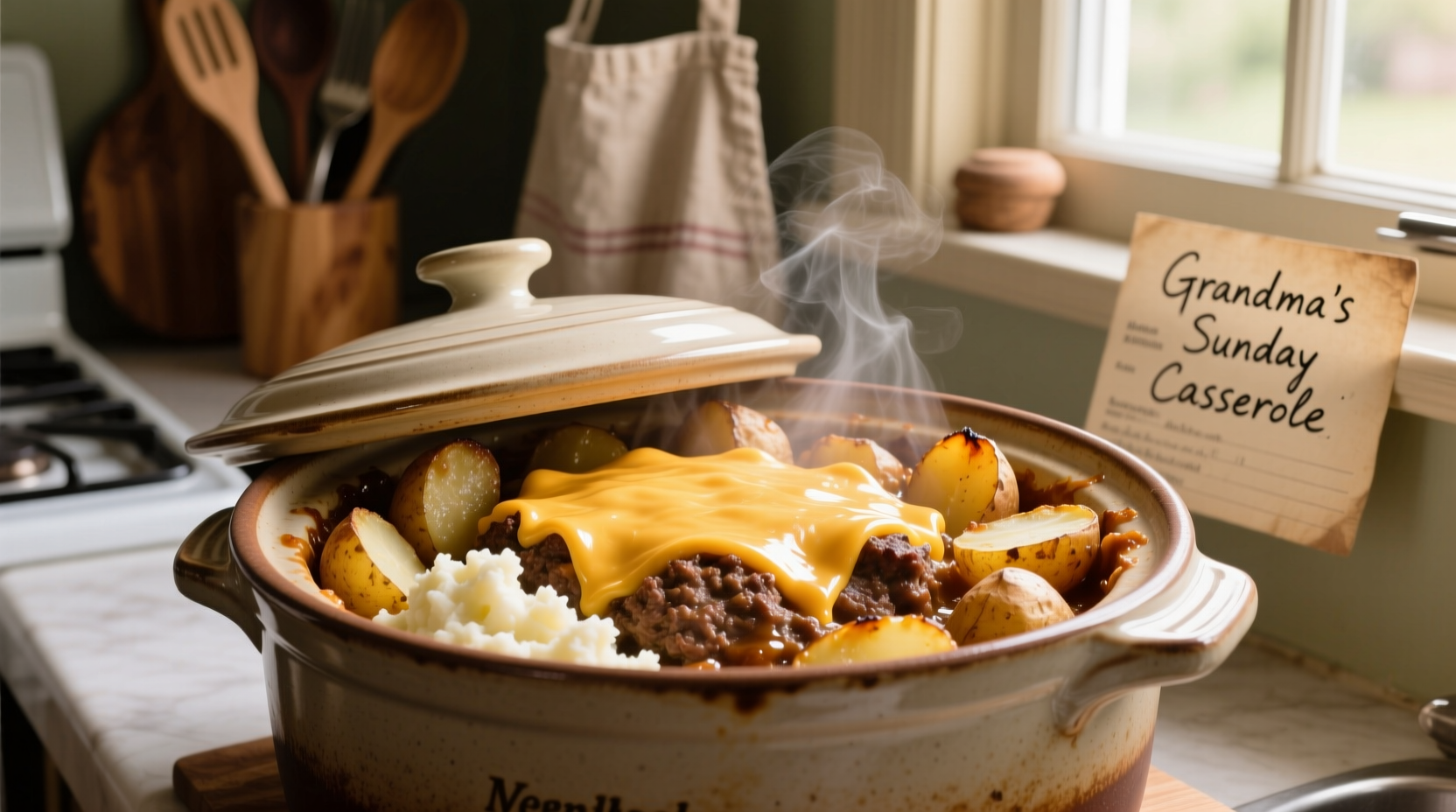 Perfect Slow Cooker Hamburger Potato Casserole Recipe