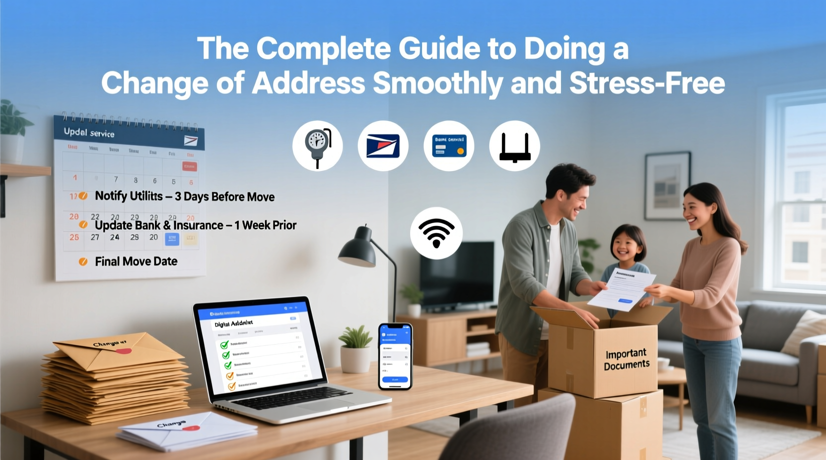 the complete guide to doing a change of address smoothly and stress free
