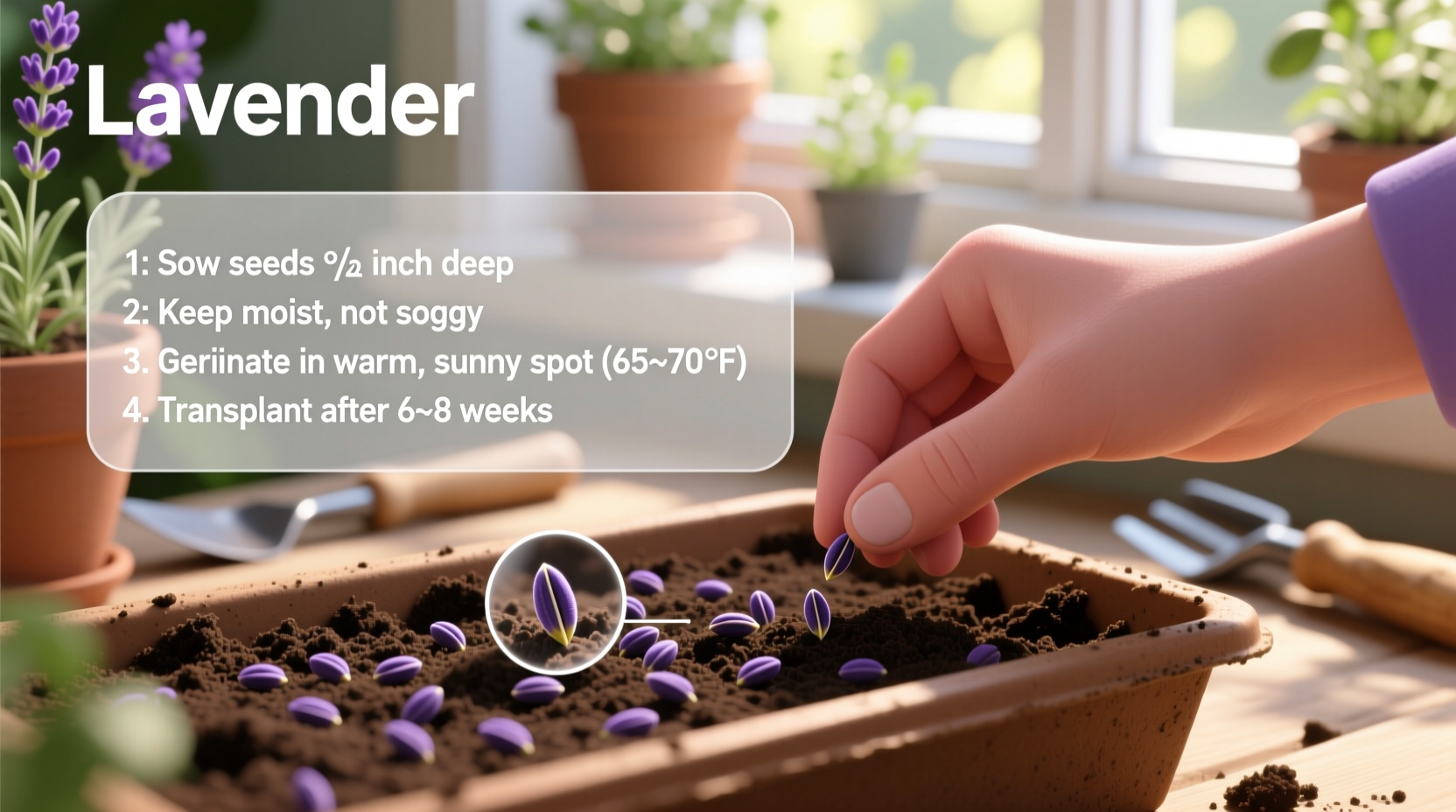 How to Plant Lavender from Seeds