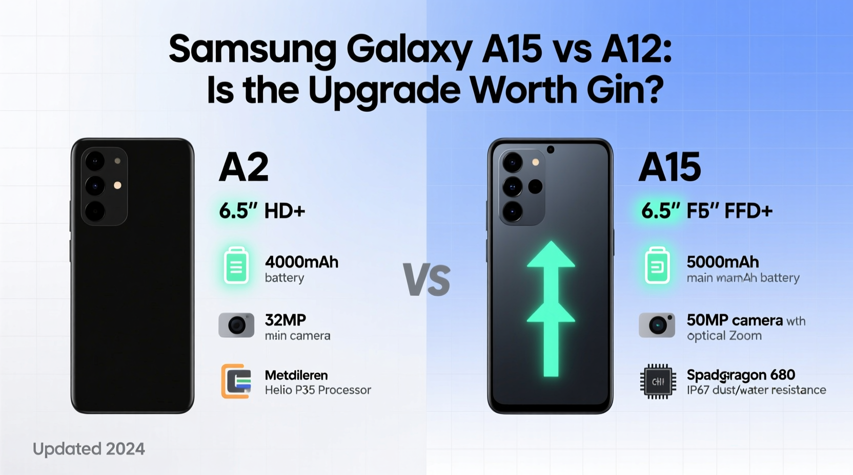is the samsung a15 really worth the upgrade from the a12 what do you actually gain