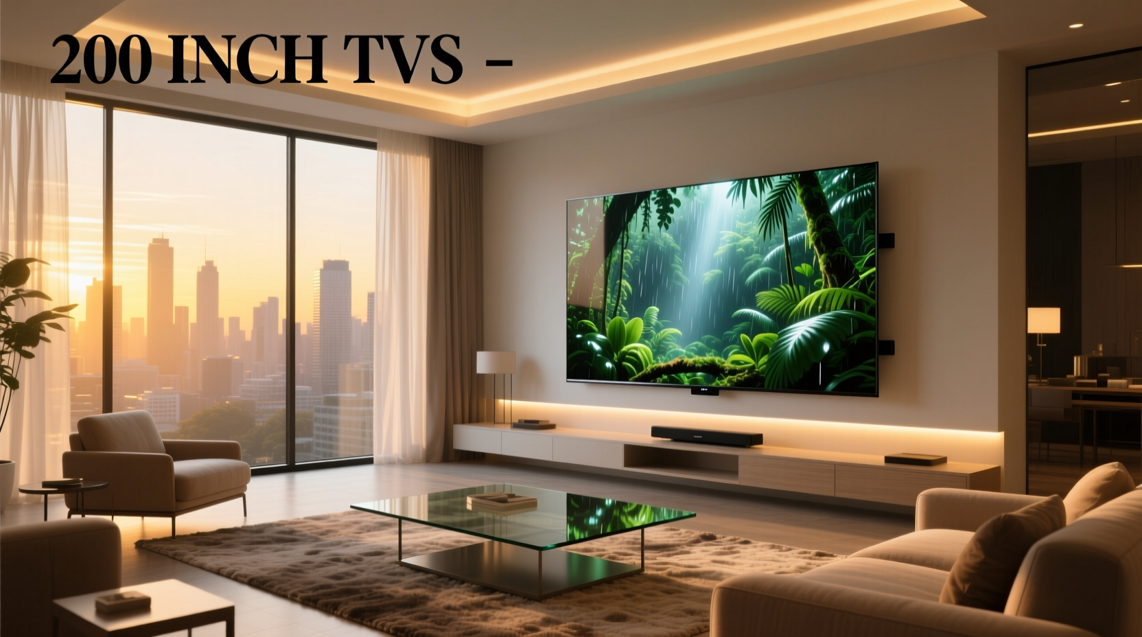200 inch tvs reality check for home commercial use