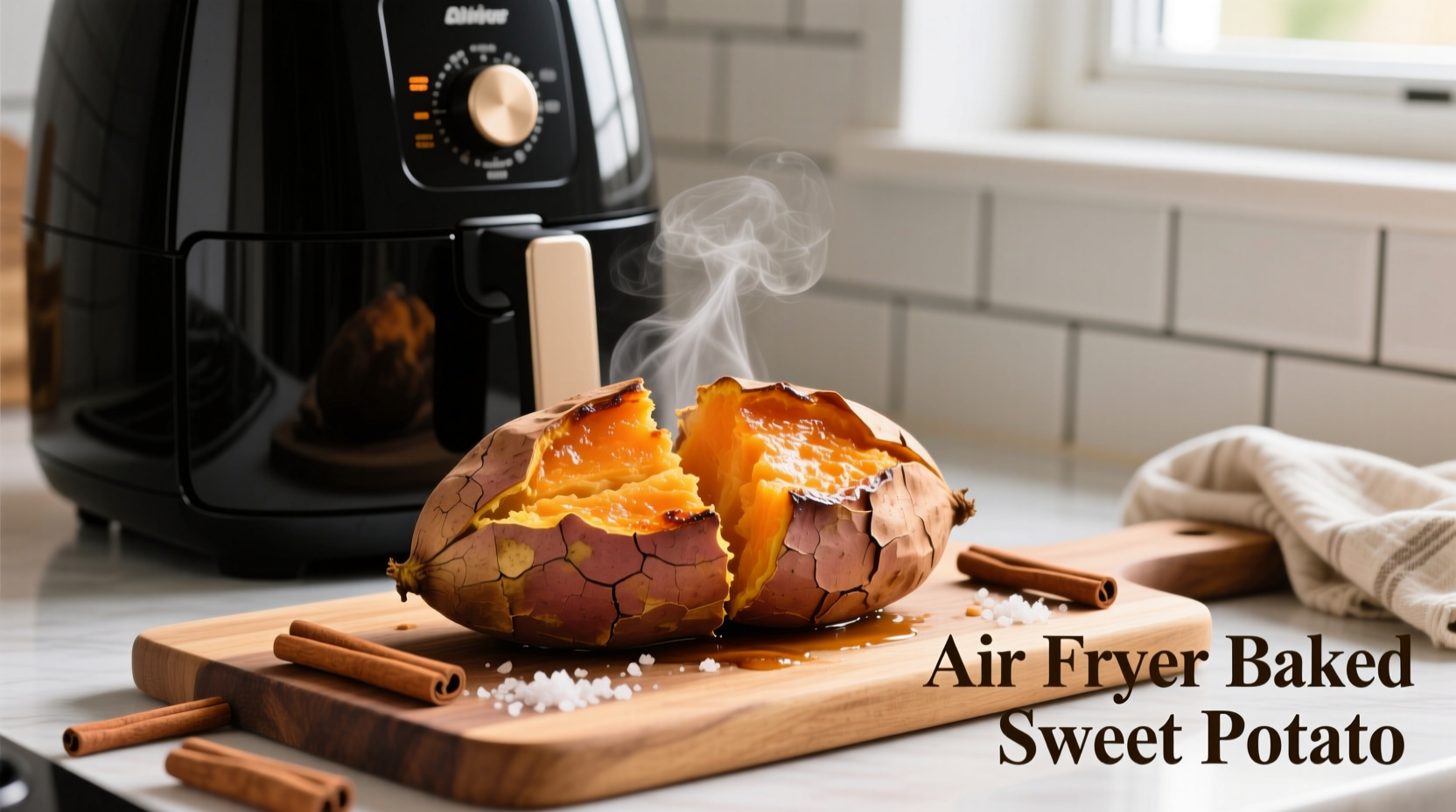 air fryer baked sweet potato