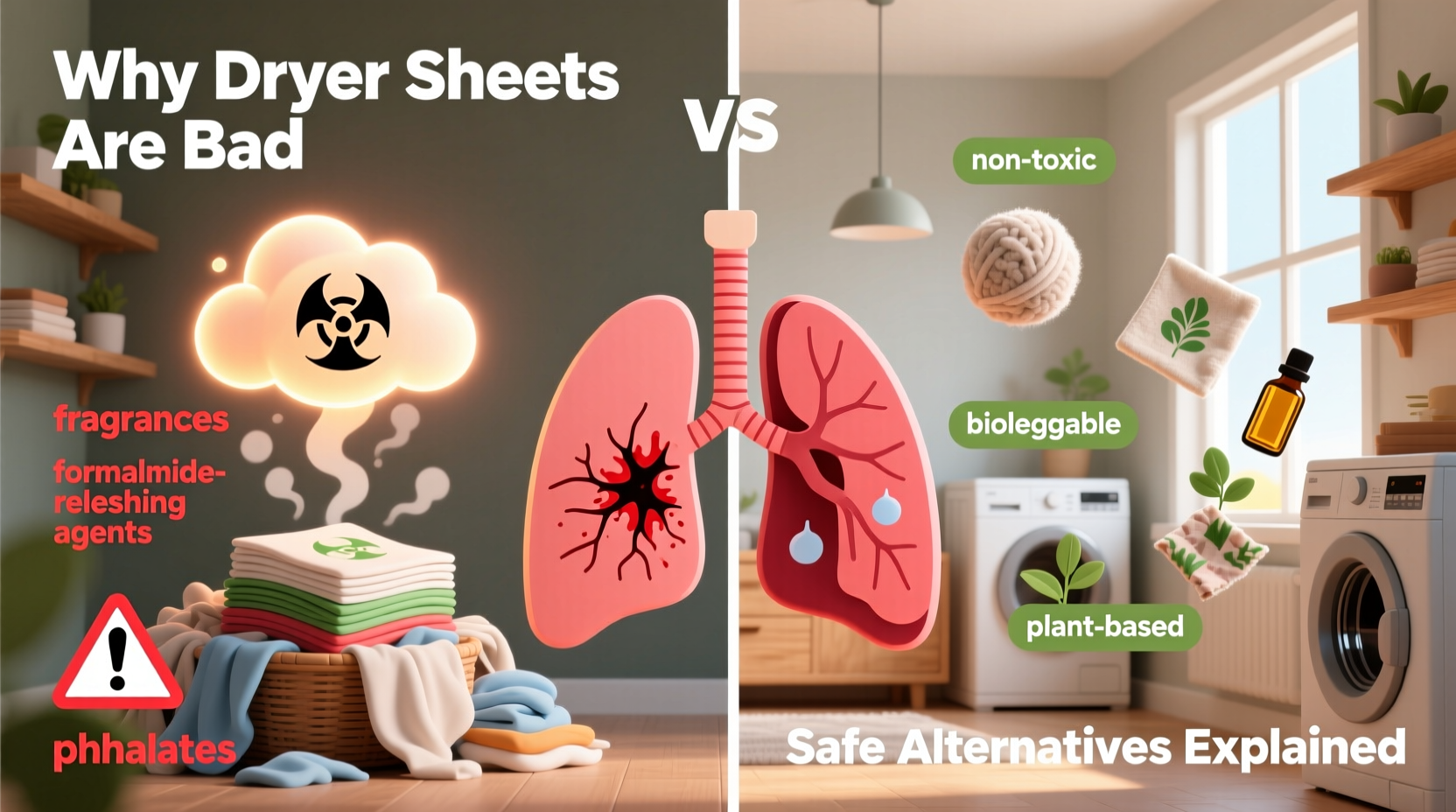 why dryer sheets are bad dangers alternatives explored