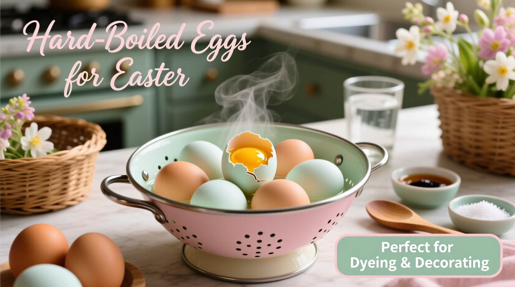 how to cook hard boiled eggs for easter decorating
