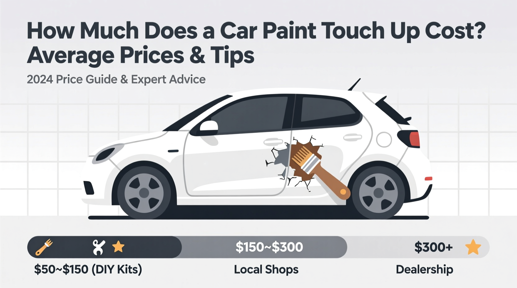 how much does a car paint touch up cost