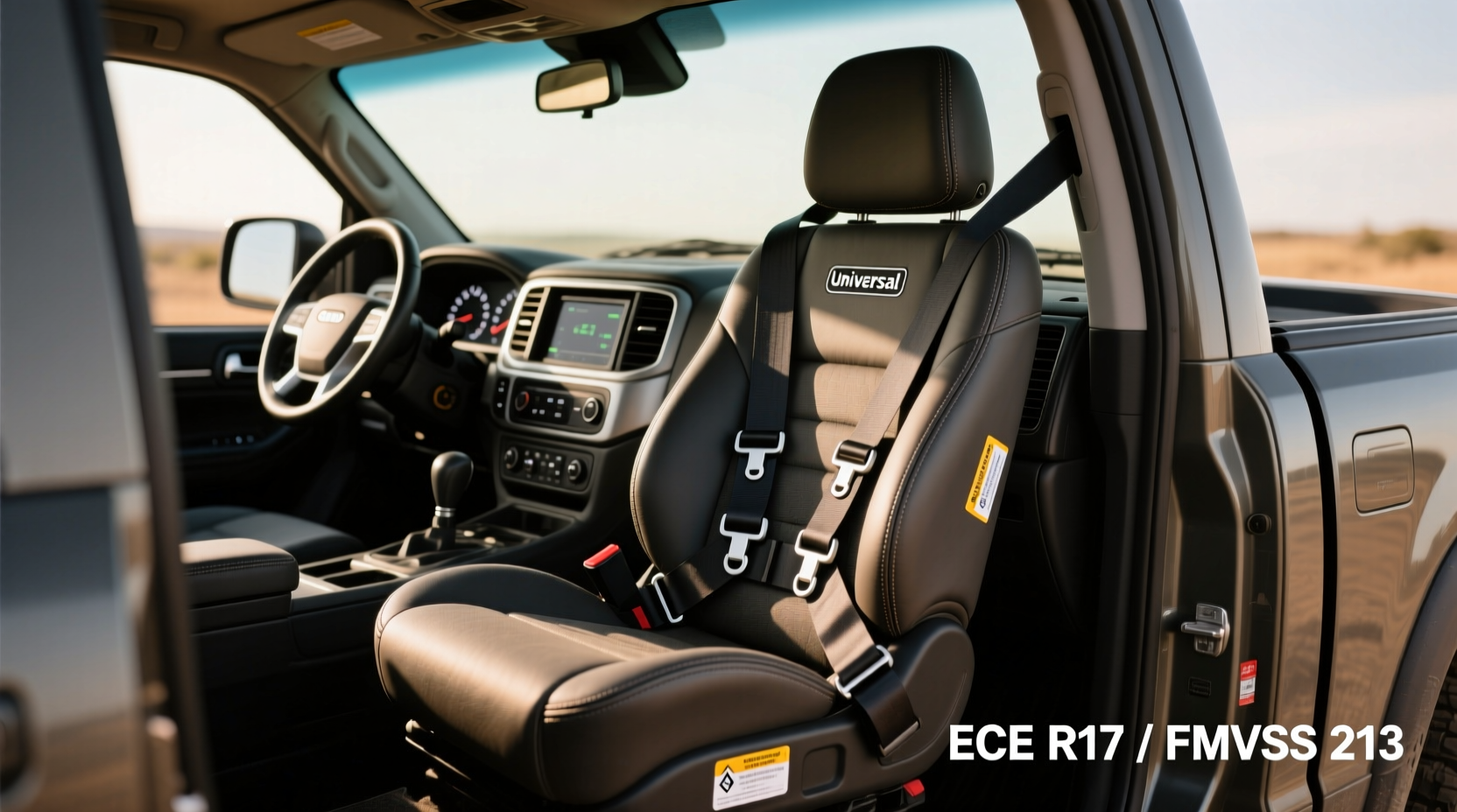 ca legality universal truck seats