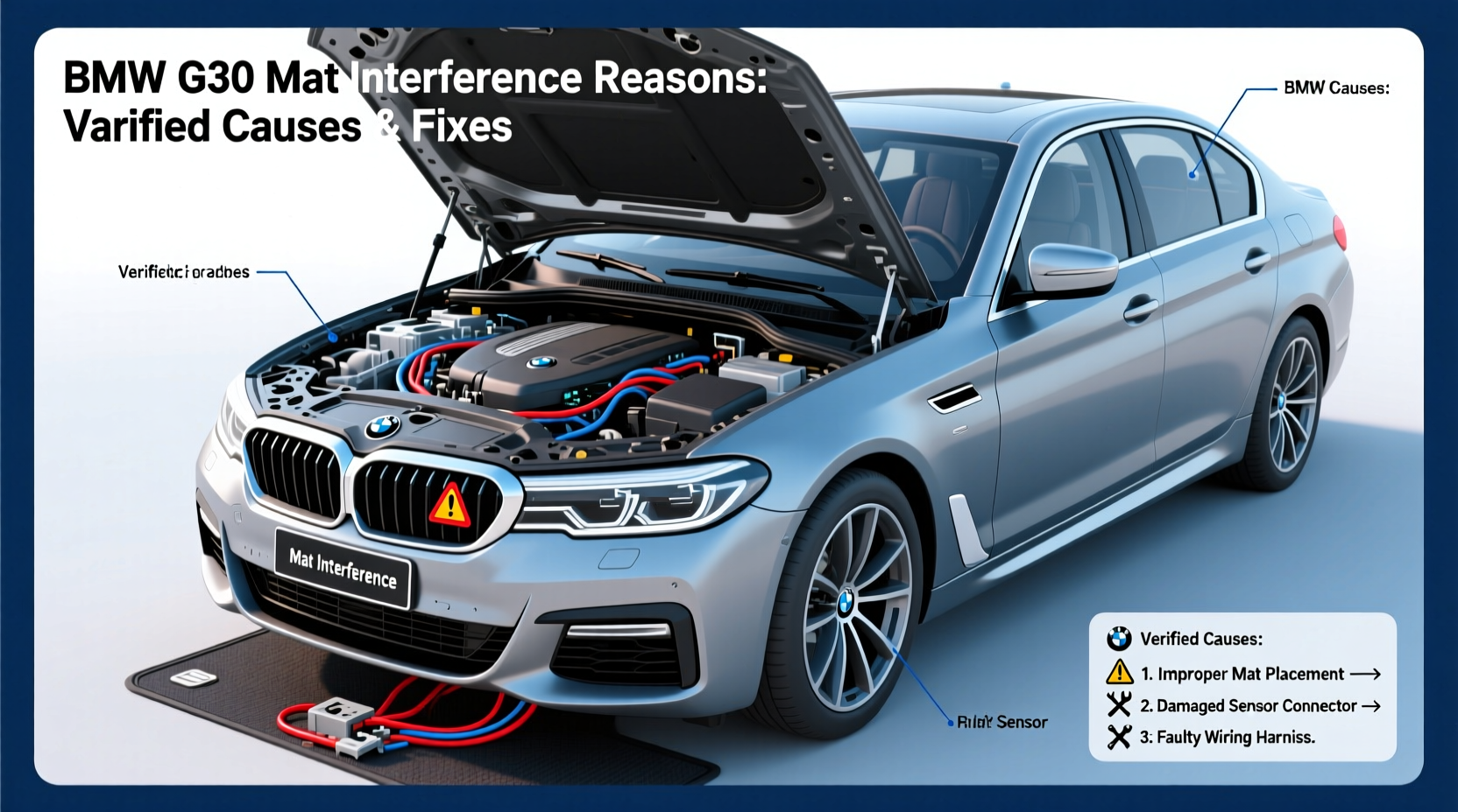 BMW G30 Mat Interference Reasons: Verified Causes & Fixes