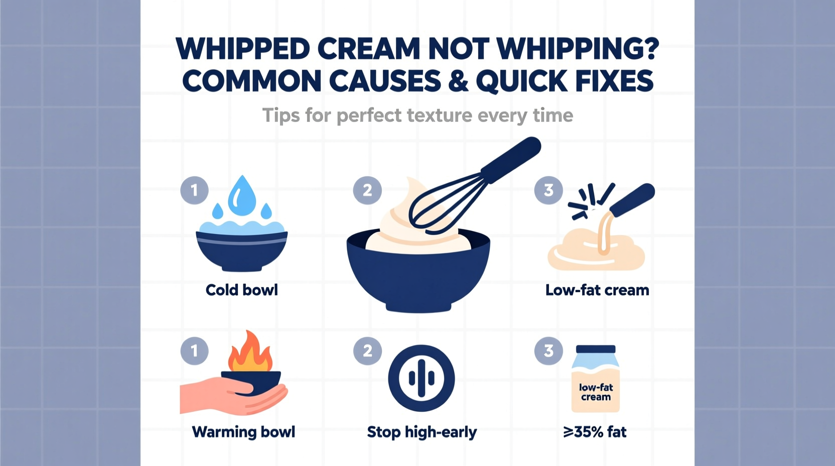 Whipped Cream Not Whipping Common Causes Quick Fixes