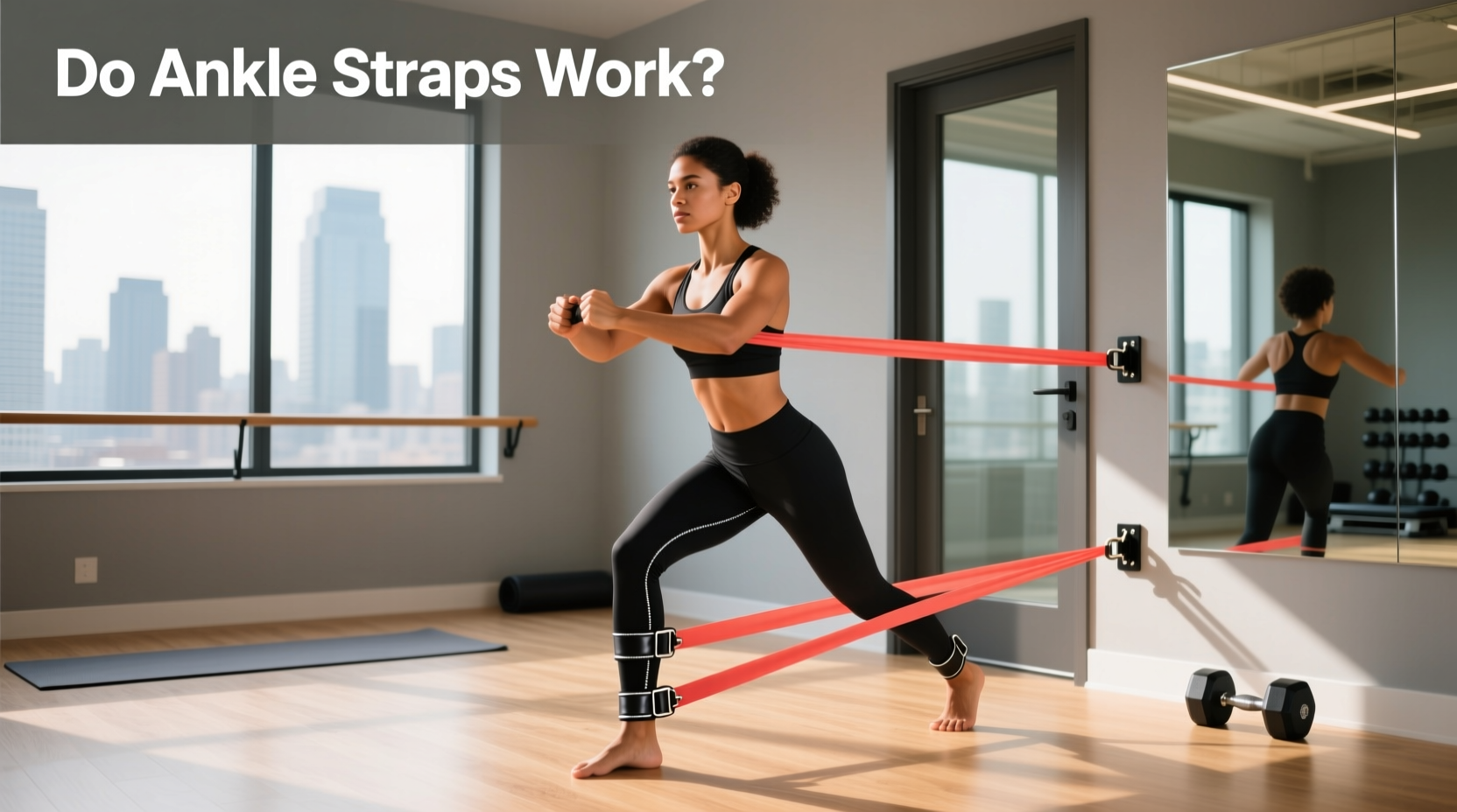 ankle straps with resistance bands guide