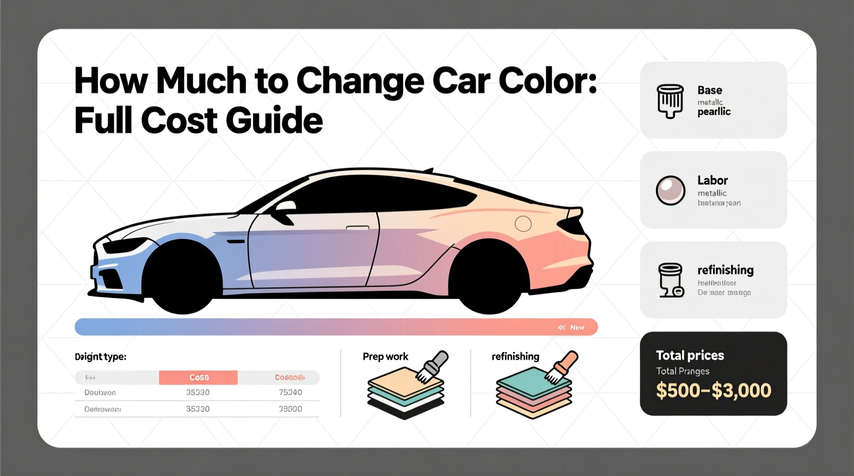 how much to change car color