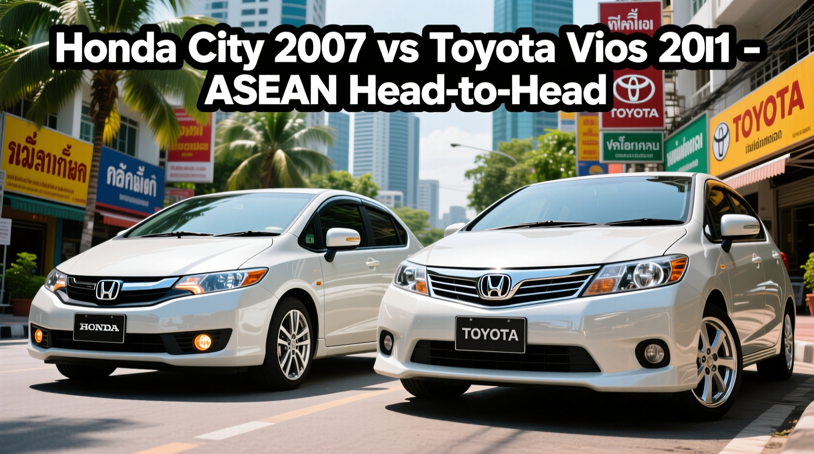 honda city 2007 vs toyota vios 2007