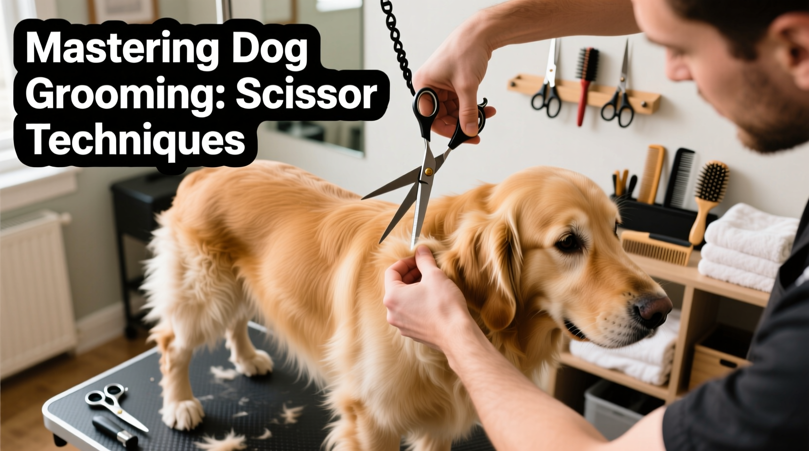 mastering dog grooming with scissors step by step techniques for a professional look at home
