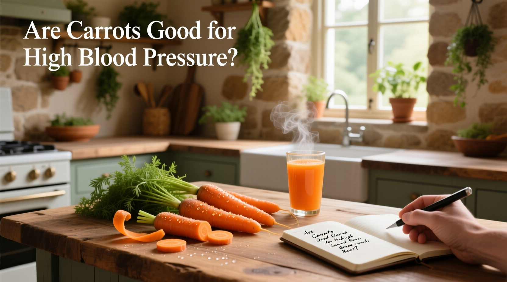 are carrots good for high blood pressure