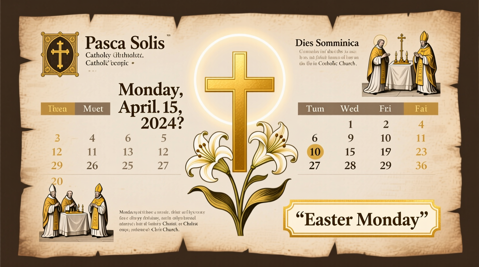 is the monday after easter a catholic holiday