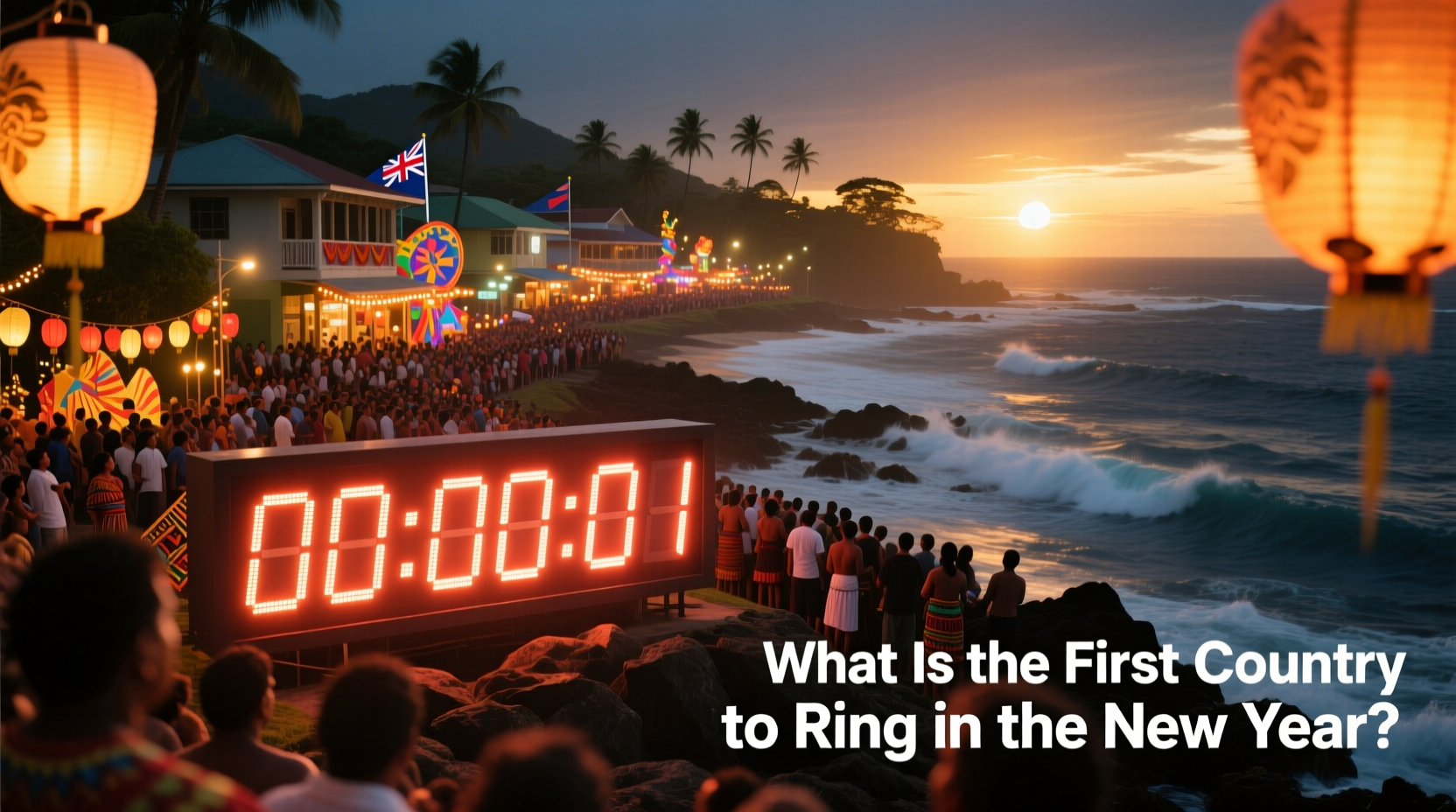 what is the first country to ring in new year