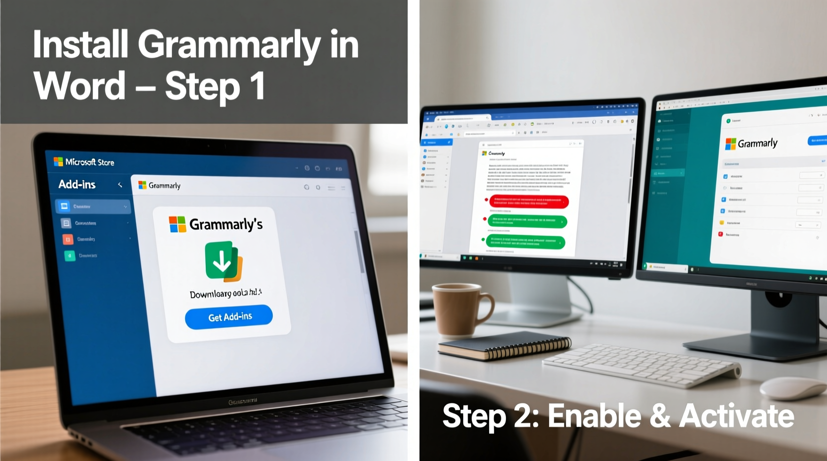 step by step guide to installing grammarly in microsoft word for flawless writing