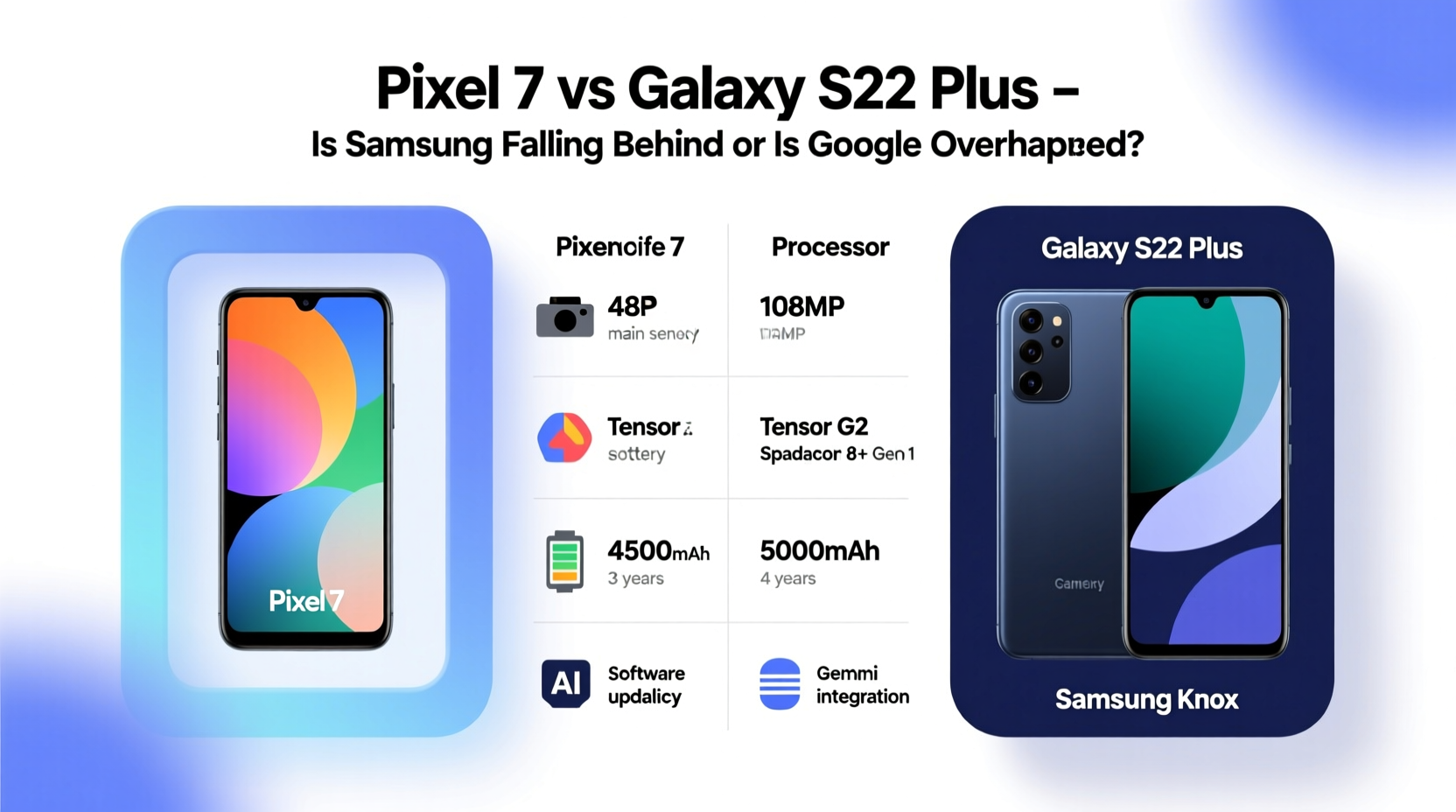 pixel 7 vs galaxy s22 plus is samsung falling behind or is google overhyped