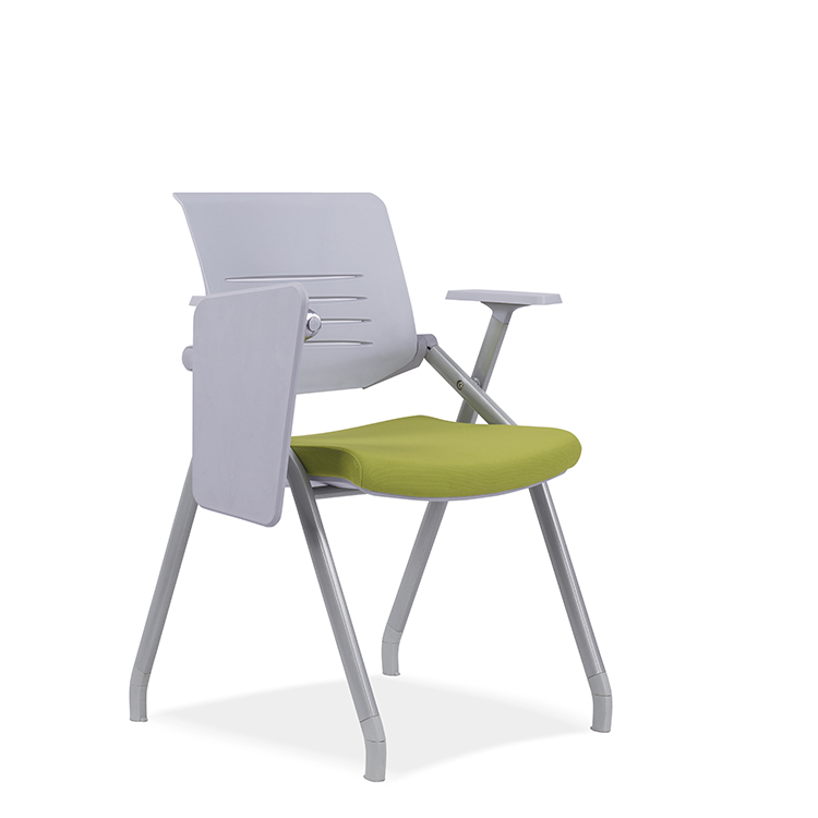 Wholesale plastic foldable with writing board school classroom student conference chair