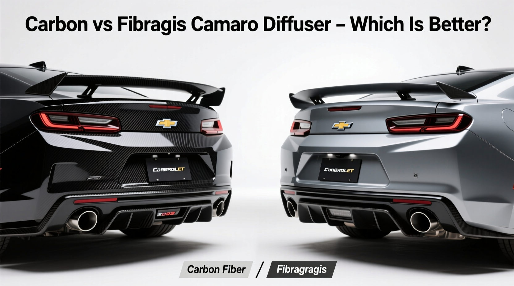 Carbon vs Fiberglass Camaro Diffuser: Which Is Better?