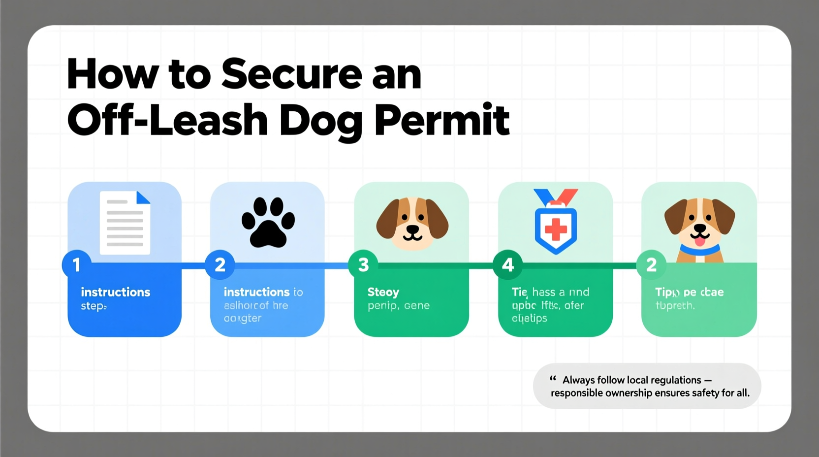 how to secure an off leash dog permit step by step guide for responsible pet owners