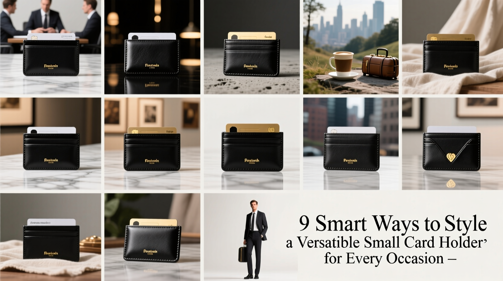 9 smart ways to style a versatile small card holder for every occasion