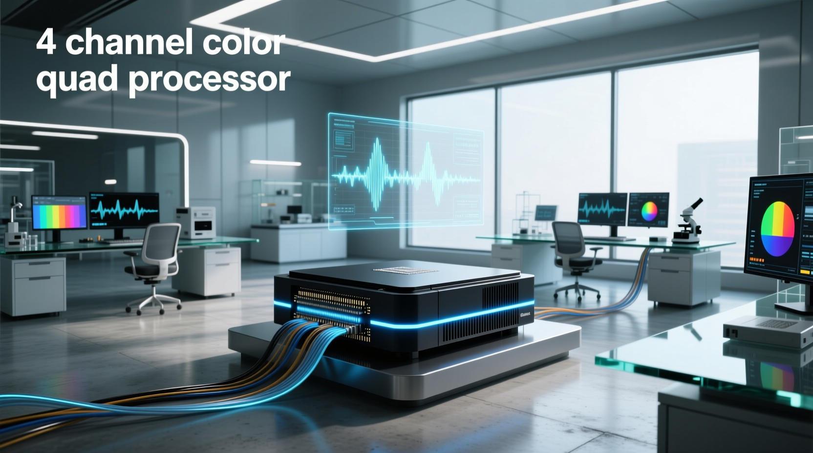 4 channel color quad processor guide