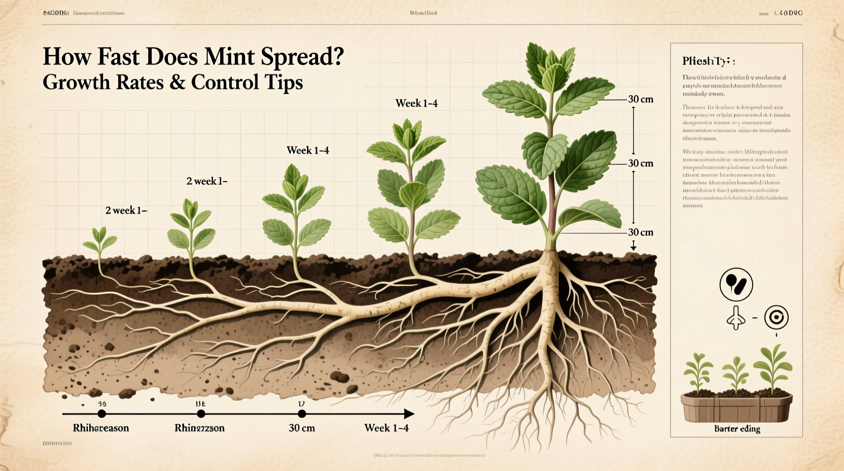 how fast does mint spread