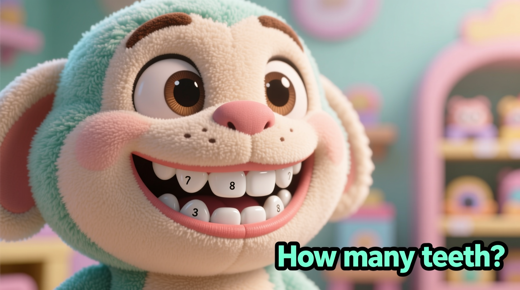 how many teeth labubu original
