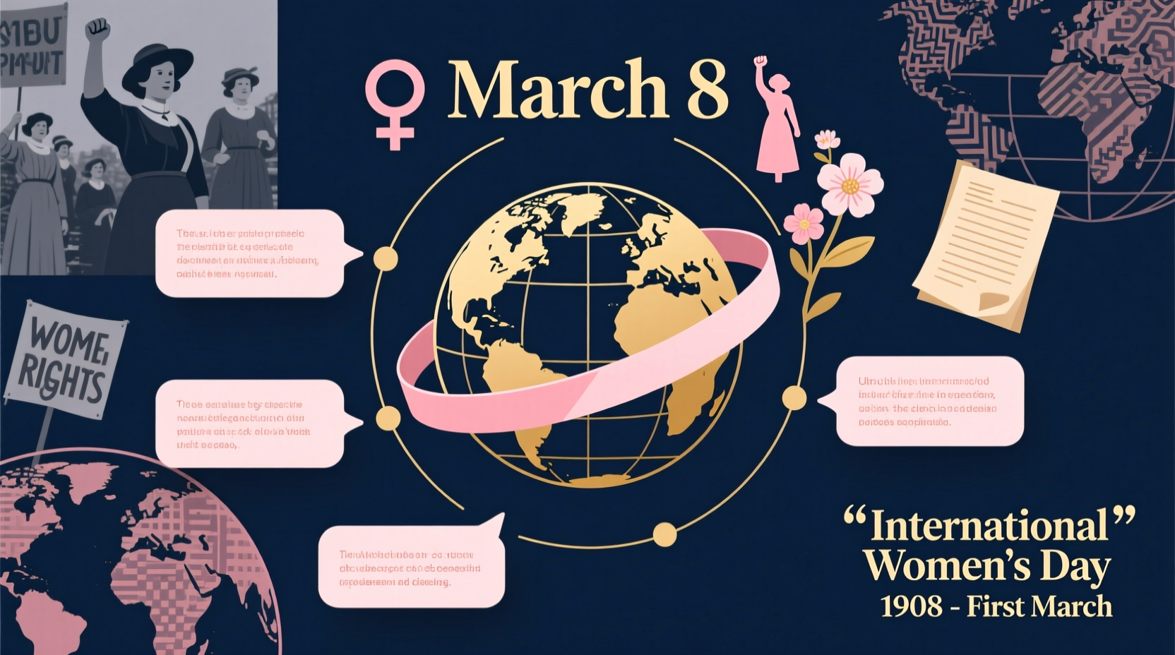 why is international womens day march 8