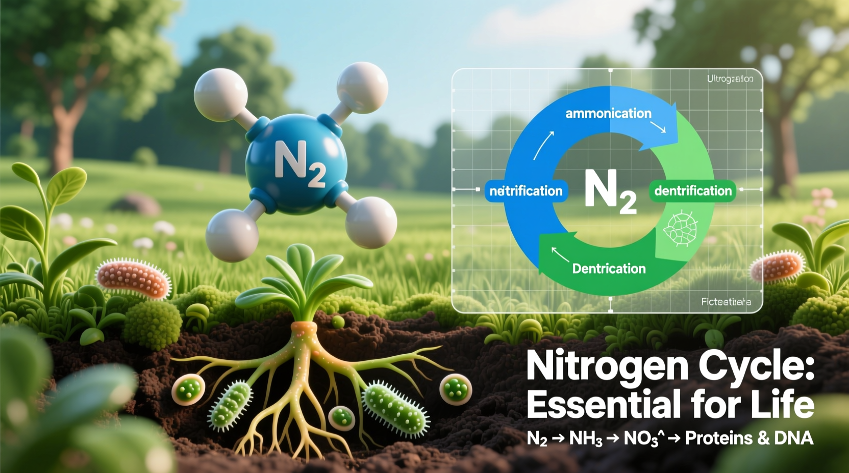 why is nitrogen essential lifes dependence explained