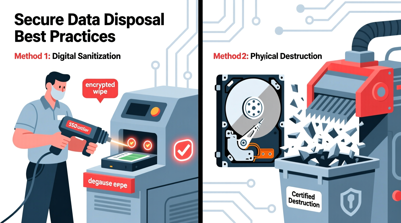 effective methods to securely get rid of a hard drive without compromising data safety