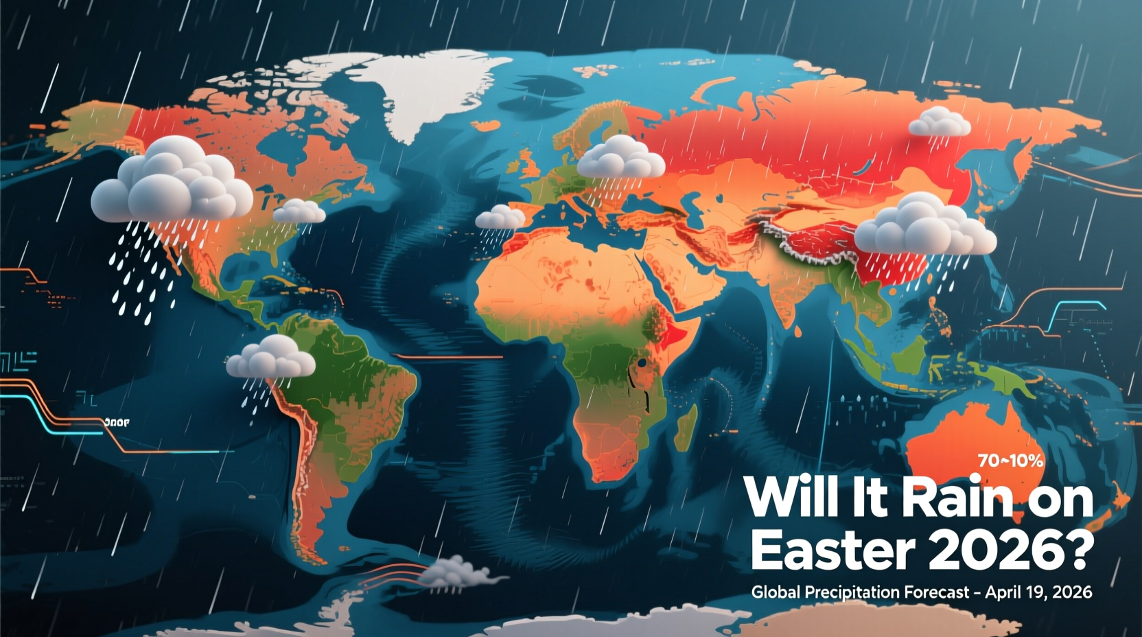is it gonna rain on easter