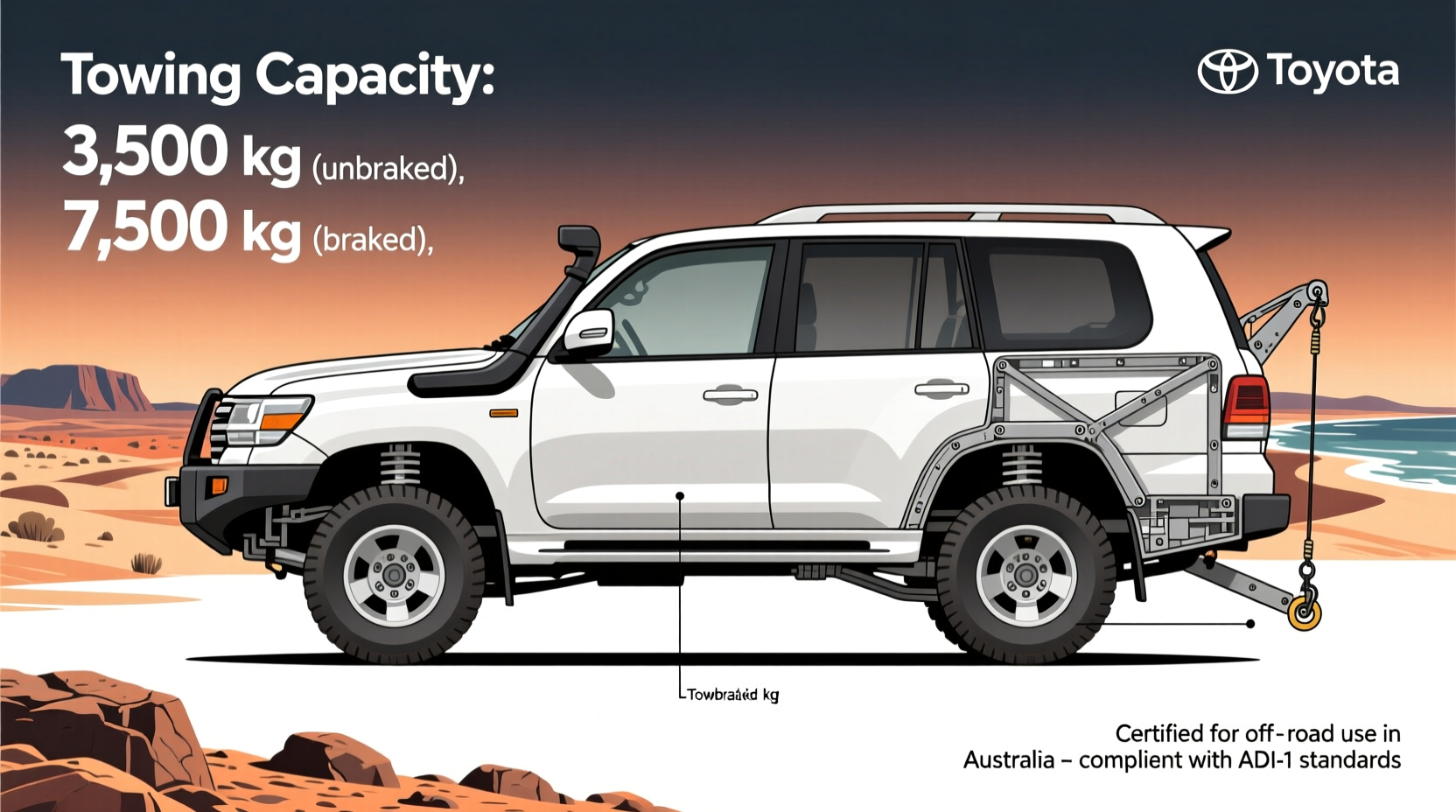 200 series offroad towing australia