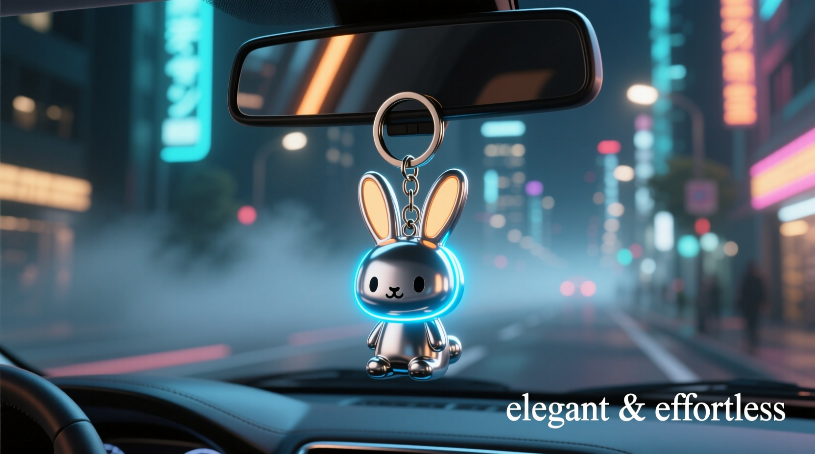 smart and stylish tips for using a rabbit keychain as a charming car decoration