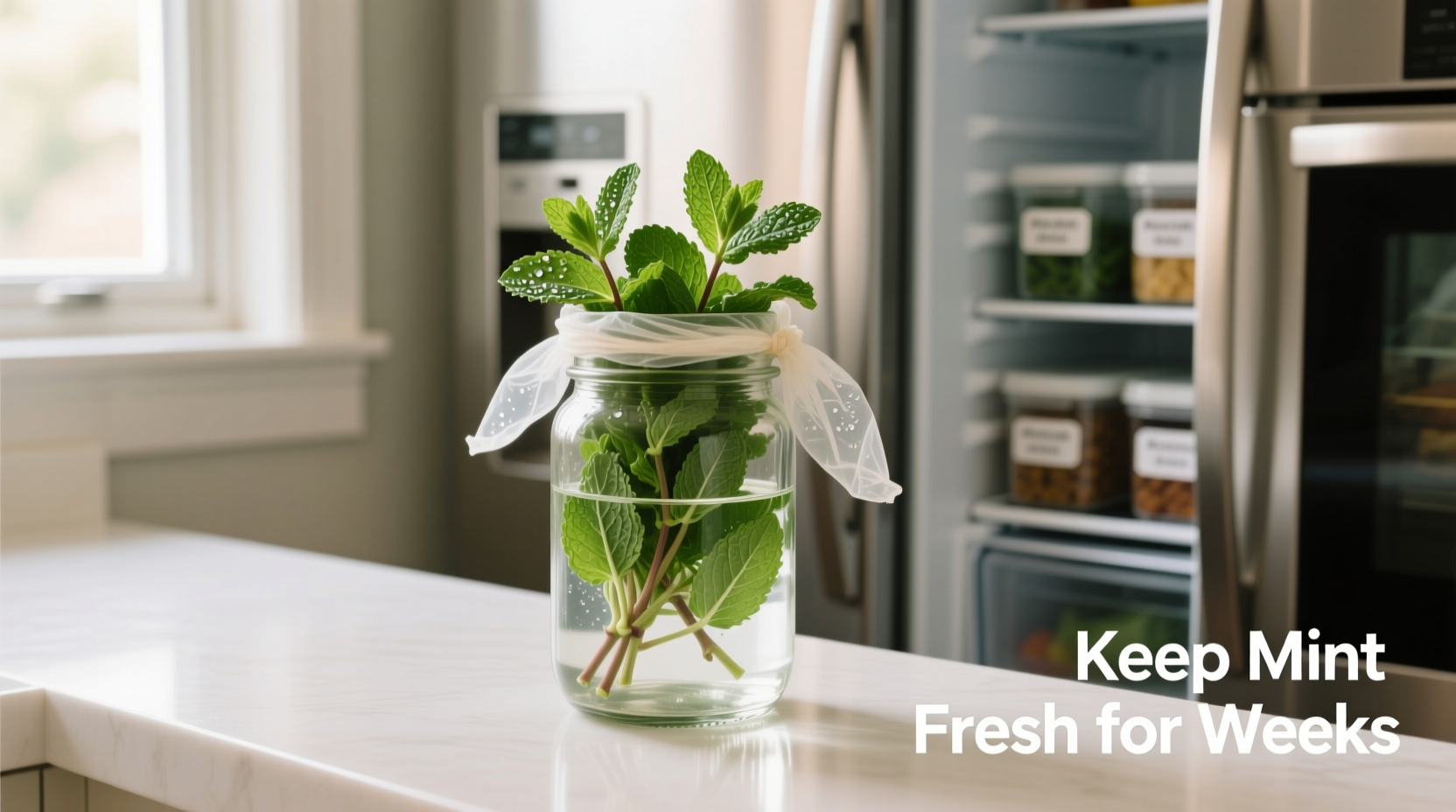 how to keep mint fresh in fridge