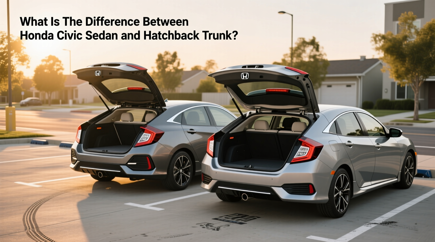 Honda Civic Hatchback vs Sedan Trunk Guide