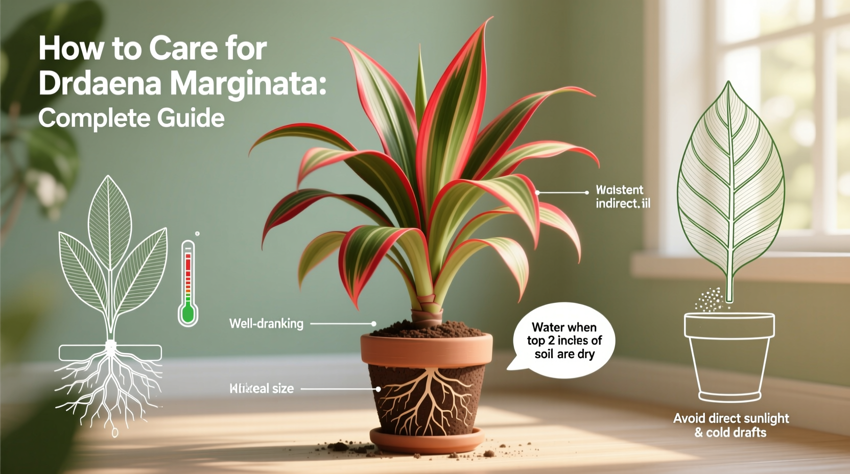 How to Care for Dracaena Marginata: Complete Guide