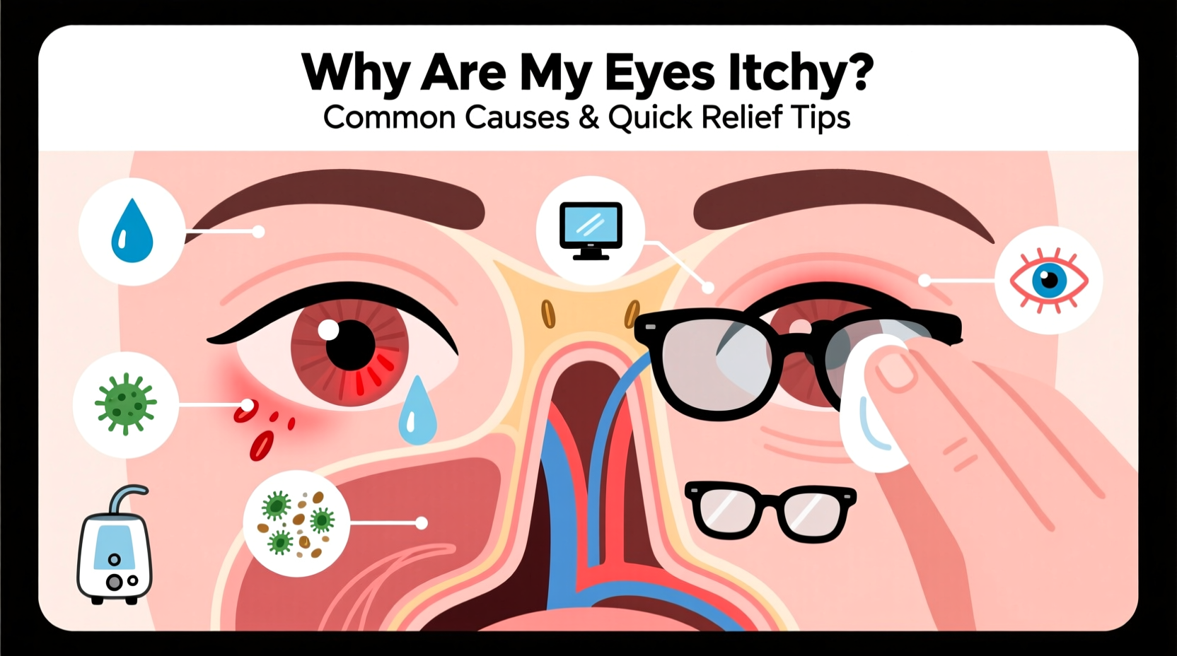 why are my eyes itchy common causes quick relief tips