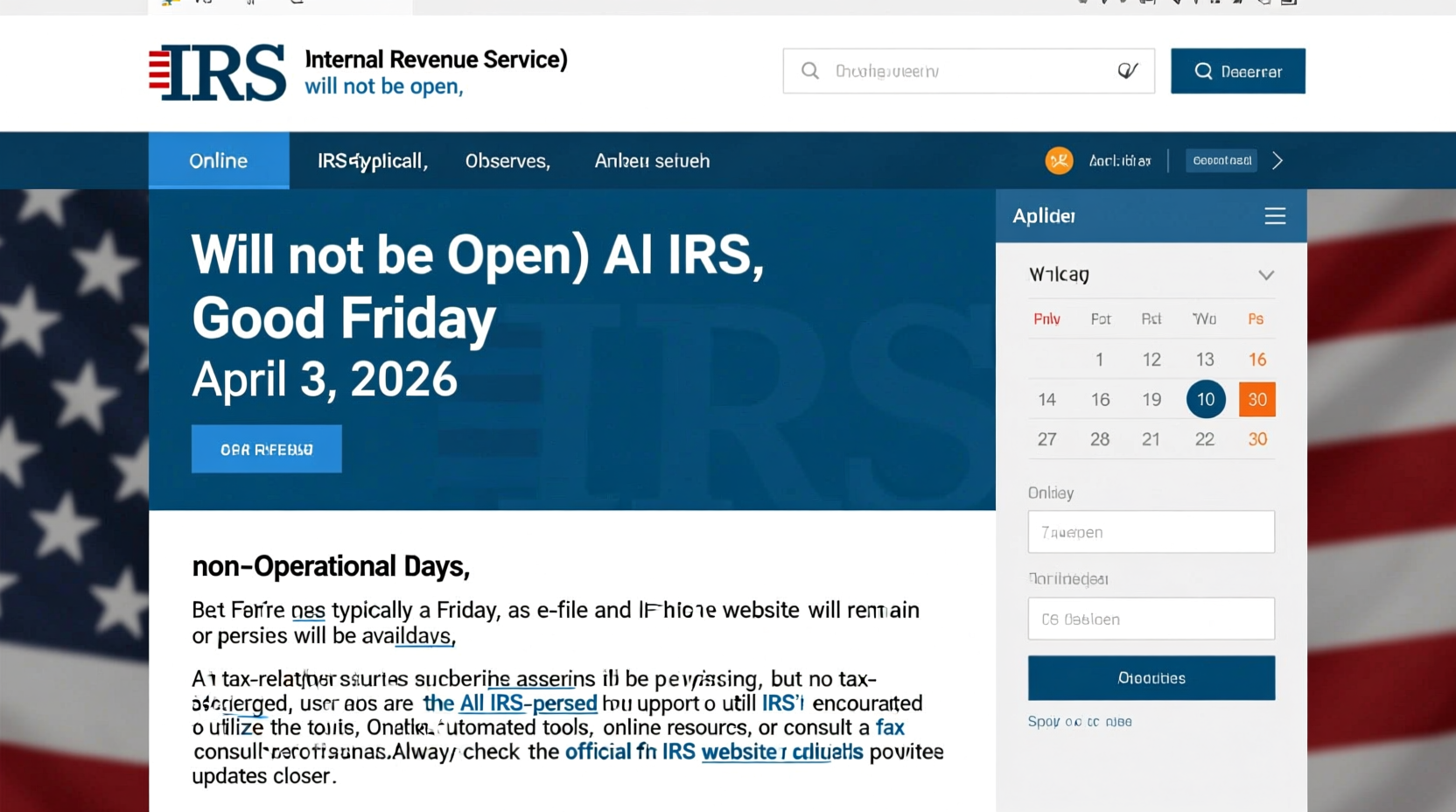 is the irs open on good friday 2026