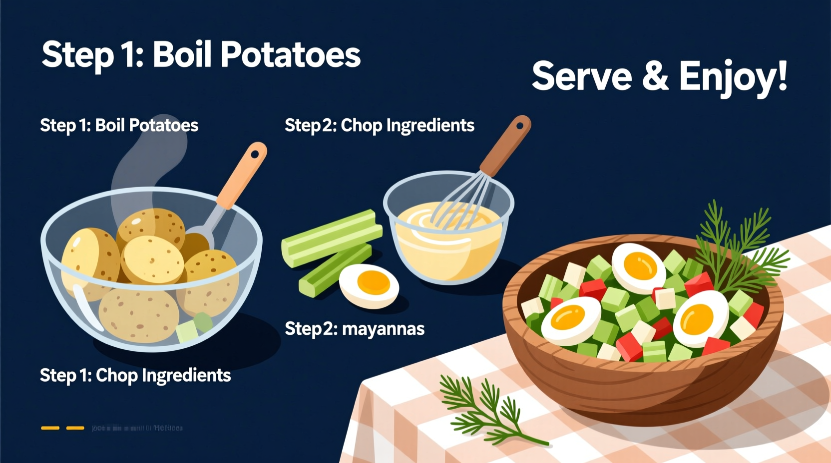 How to Make Potato Salad: Professional PPT Guide