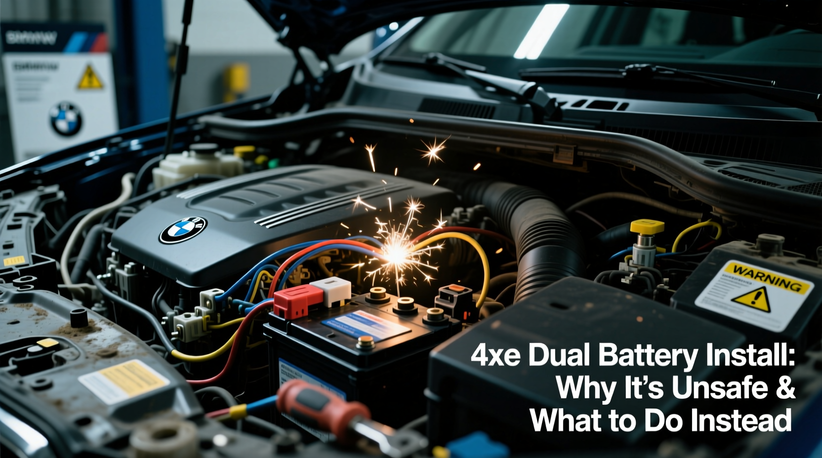 4xe dual battery install