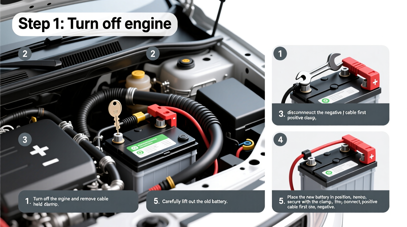 how do you put a battery in a car