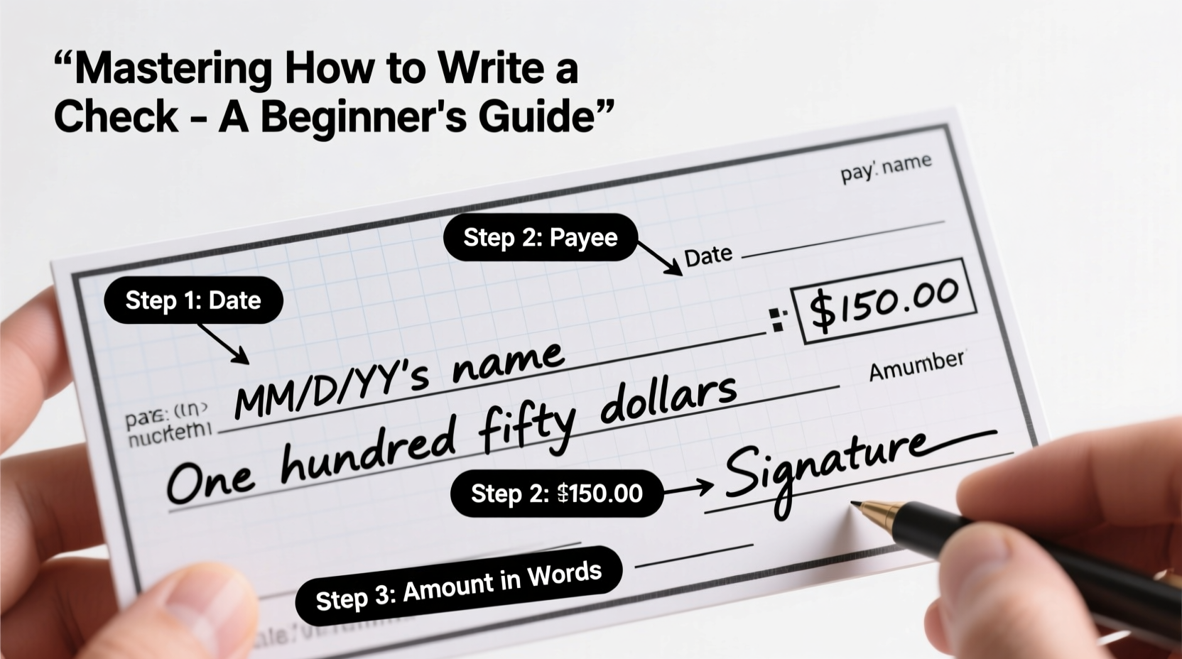 mastering how to write a check a step by step guide for beginners