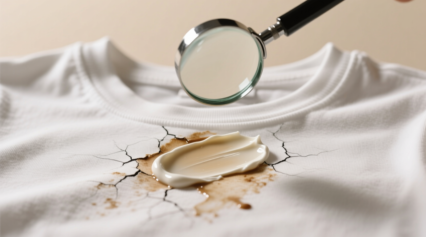 how to remove lotion cream stains