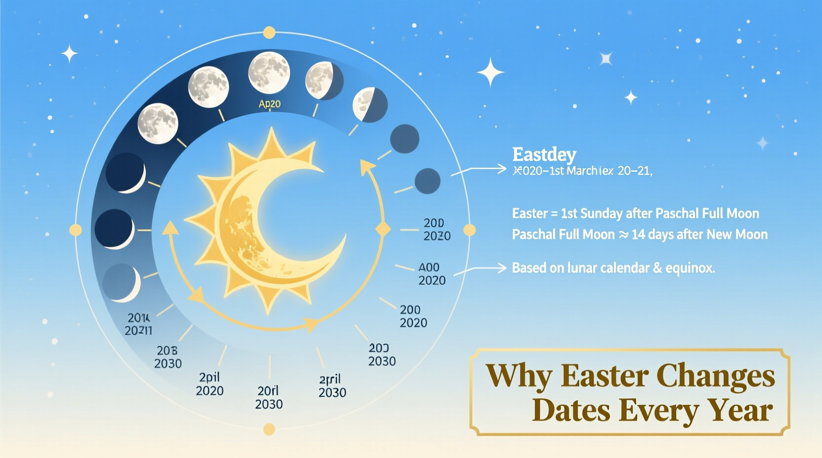 why does easter fluctuate every year