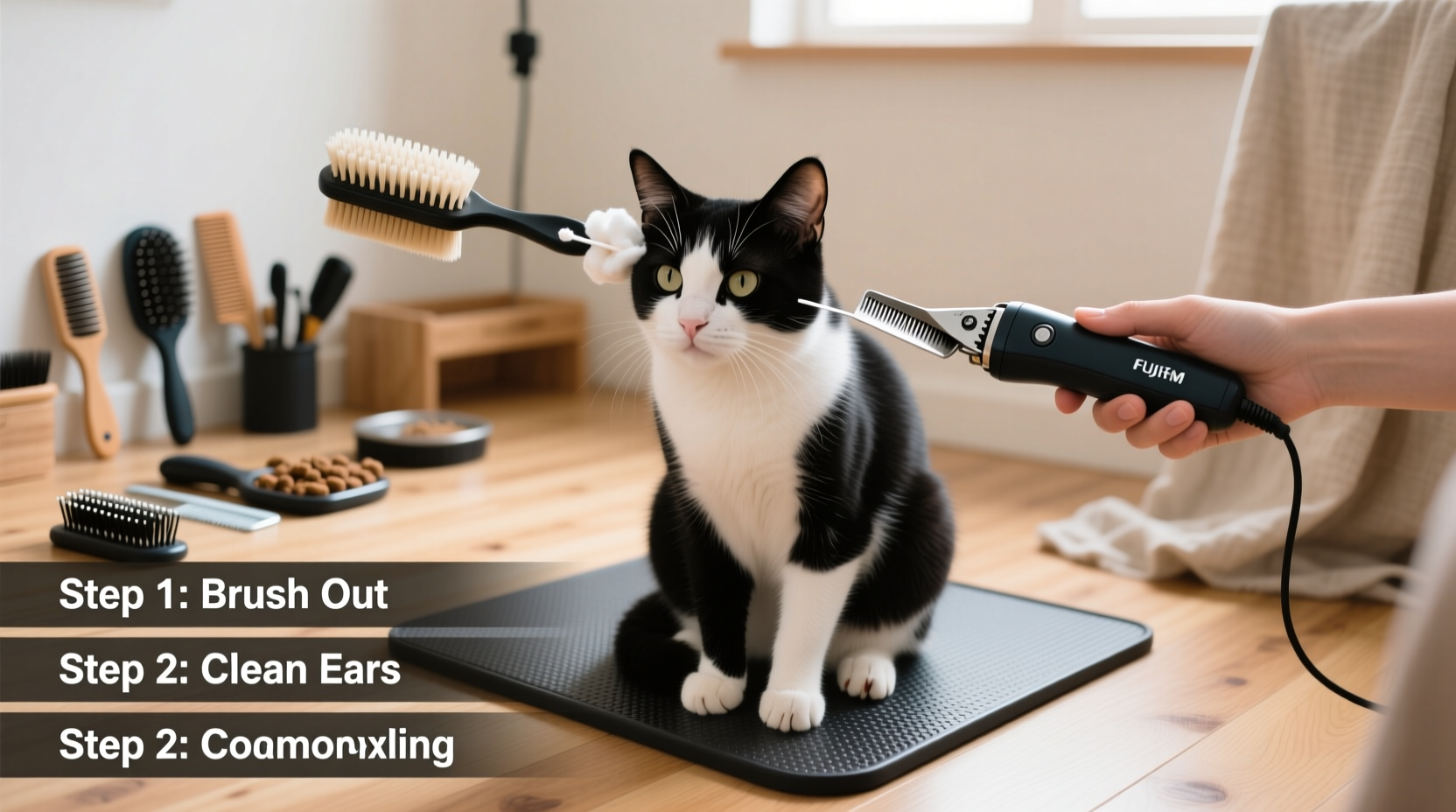 mastering how to groom and buzz your cat a complete step by step guide for stress free pet care