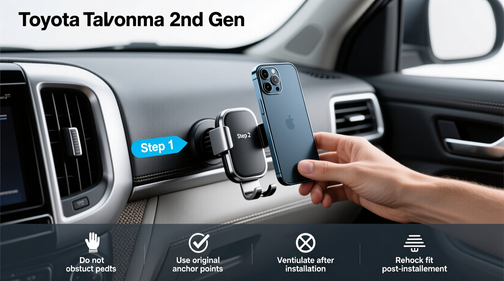Toyota Tacoma Phone Mount 2nd Gen Buying Guide