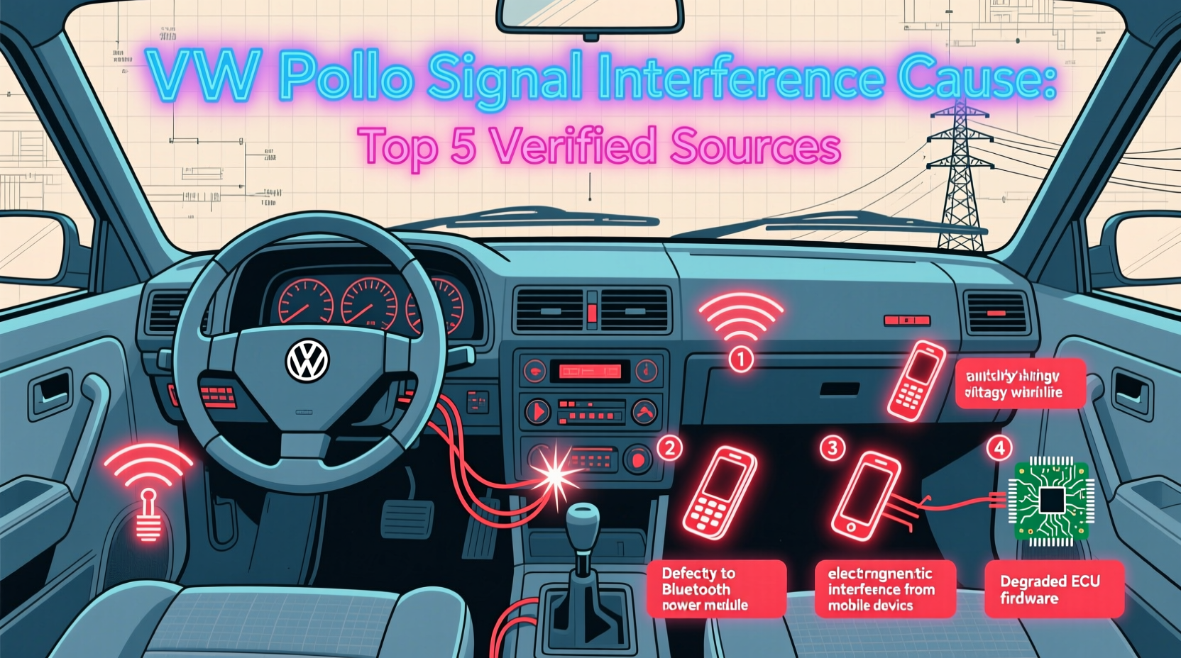 vw polo signal interference cause